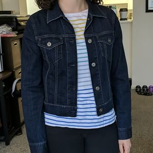 Theory Dark Denim Jacket